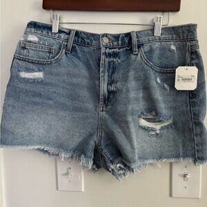 Women's Blue Denim Shorts